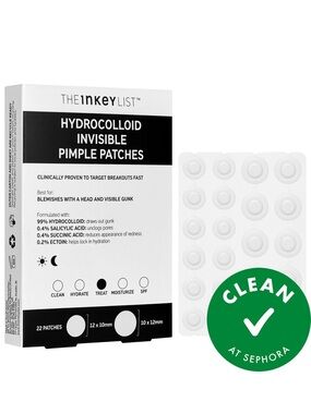 💙 4/$20 THE INKEY LIST Hydrocolloid Invisible Pimple Patches + Salicylic Acid